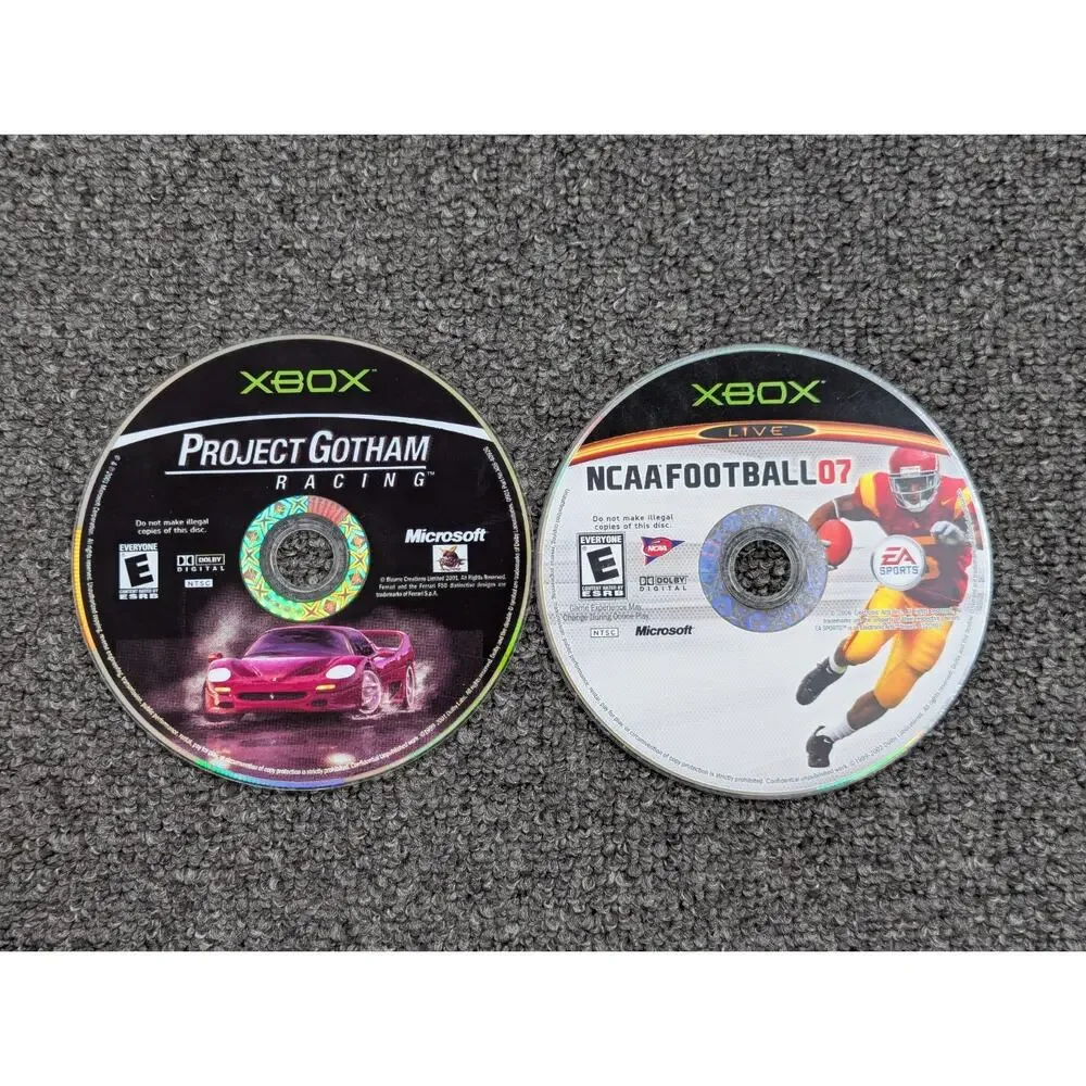 Lot of 10 Xbox 360 + Xbox Games Loose Discs in Jewel Cases Tested